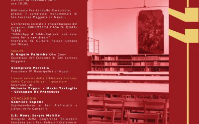 Nasce il progetto Biblioteca Casa Quartiere nella Biblioteca Fra Landolfo Caracciolo