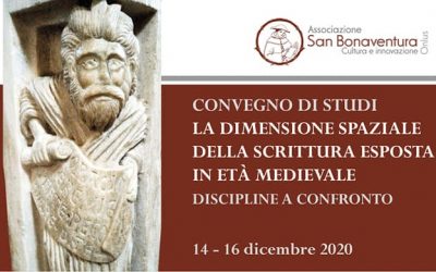 Video del Convegno di Studi La dimensione spaziale della scrittura esposta in età medievale. Discipline a confronto. 14-16 dicembre 2020 su piattaforma digitale